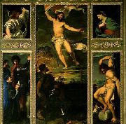 TIZIANO Vecellio Polyptych of the Resurrection Norge oil painting reproduction